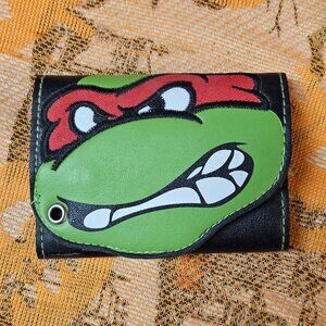 Teenage Mutant Ninja Turtles Raphael Tri-Fold Wallet Snap Fastening Nickelodeon